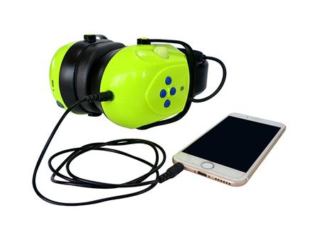 Orejera electrónica para protección auditiva, protector de copa EM-9001M