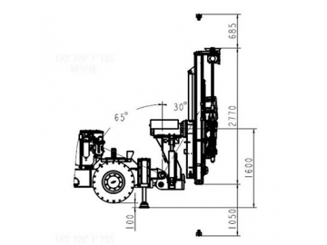 Perforadora Jumbo Hidráulica, CYTC70B  (para Minería de Producción)