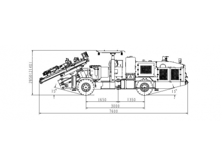 Perforadora Jumbo Hidráulica, CYTC70C  (para Minería de Producción)