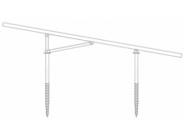 Soporte para paneles solares sobre suelo GT5