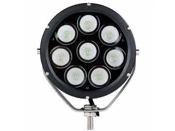 Luz de conducción LED B0104, negro brillante