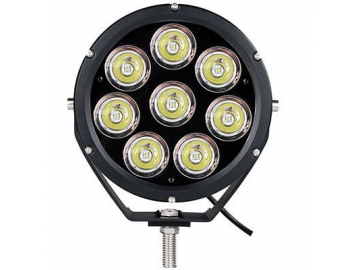 Luz de conducción LED B0104, negro brillante