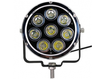 Luz de conducción LED B0104, negro brillante