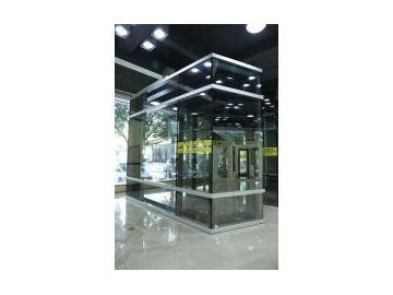 Muro cortina modular de aluminio