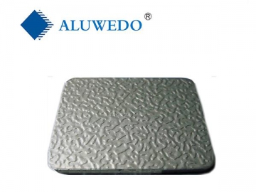 Panel de material compuesto de aluminio con acabado en relieve