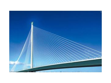 Cable para puente atirantado revestido en polietileno