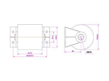 Capacitor de polipropileno metalizado MKP-GW