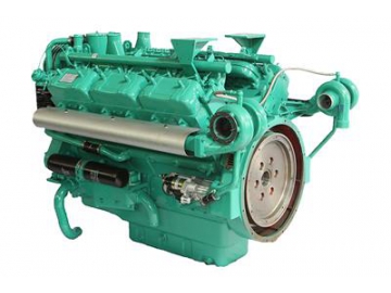 Motor diesel de seis cilindros 350KW