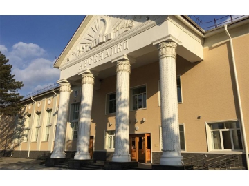 Baldosas de cerámica imitación mármol para centros de conferencia en Rusia