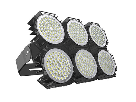 Luminaria LED de alto montaje HMF, alumbrado deportivo