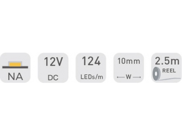 Tira LED commercial  10mm 12V DJ124