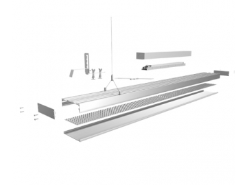 Perfil aluminio para Tira LED lineal  LS12335