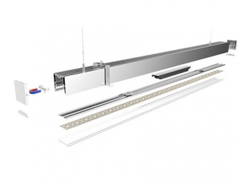 Perfiles de aluminio para luminaria LED lineal  LS4067