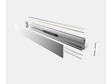 Perfiles de aluminio para luminaria lineal de pared  LC12843