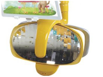 Sillón dental para niños A8000-IIB   (unidad dental para niños con sillón en forma de dinosaurio sonriente)