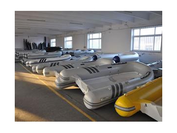 Bote inflable rígido 2.4m-4m de cubierta abierta
