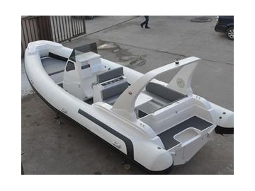 Bote inflable de casco rígido de 7.5m