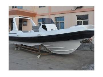 Bote inflable de casco rígido de 7.5m