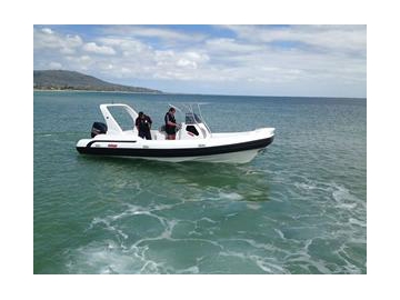 Bote inflable de casco rígido de 7.5m