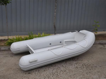Bote inflable rígido 2.4m-4.8m de cubierta abierta con casco de aluminio