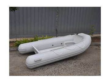 Bote inflable rígido 2.4m-4.8m de cubierta abierta con casco de aluminio