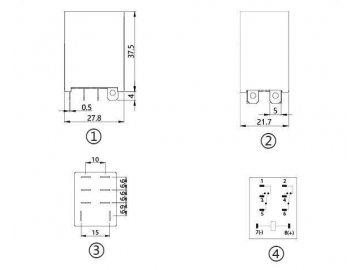 Relé electromagnético de potencia NNC68D