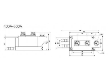 Módulo tiristor 300A-800A MTC MTK MTA MTX