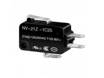 Microinterruptor de palanca corta NV-16Z/21Z