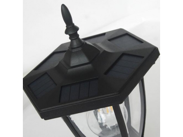 Poste solar LED de 6 paneles con maceta ST6221HP