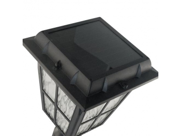 Poste solar LED de aluminio fundido con farola de tapa plana ST4310HP-A