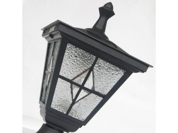 Lámpara LED de 15 pulgadas para exteriores con poste de aluminio fundido ST4220Q-A
