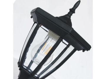 Lámpara solar LED con poste de aluminio fundido ST6221Q-A