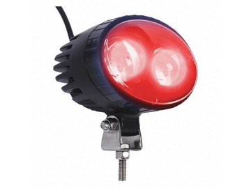 Reflector de seguridad con dos LEDs azules  para montacargas