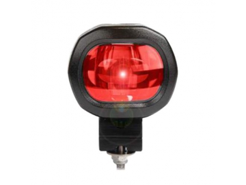 Luz de advertencia LED mini de zona roja para montacargas