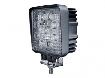 Faro LED cuadrado de 4 pulgadas para montacargas 27W