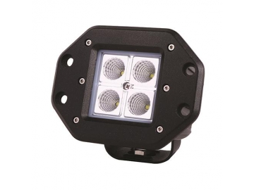 Luz de trabajo LED con montaje empotrado 12W