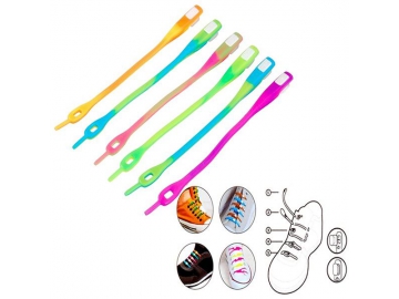 Cordón de silicona para zapatillas