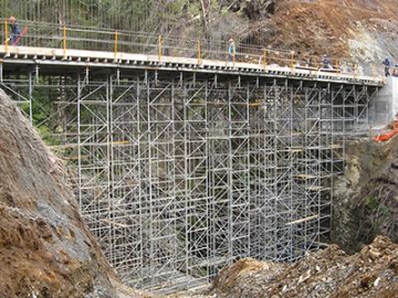 Andamios para la construcción del Parlamento de la UNASUR, Bolivia