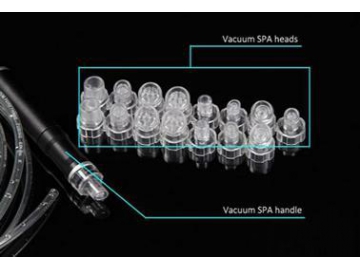 Máquina para microdermoabrasión con punta de diamantes