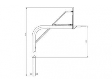 Soporte de tablero de básquet para exterior