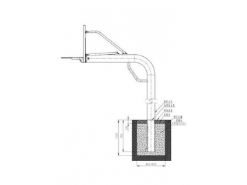 Soporte de tablero de básquet para exterior