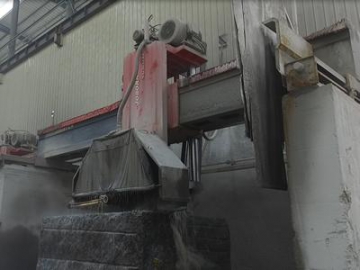 Sierra cortadora de bloques tipo puente, sierra cortadora de mármol y granito