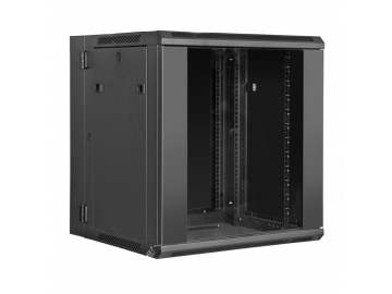 Gabinete abierto de montaje en pared 19 pulgadas color negro