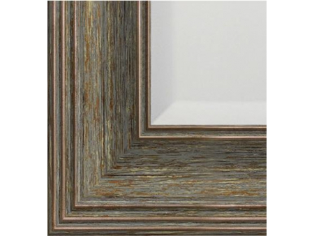 Espejo rectangular con marco de poliestireno para dormitorio