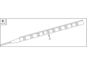 Cinta de luz LED SMD 3528 con luz blanca cálida