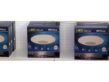 Luz LED de techo con altavoz Bluetooth