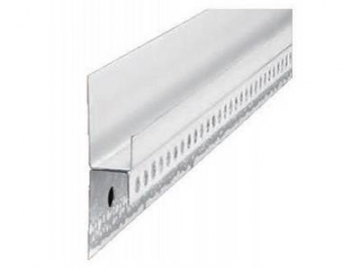 Perfil de aluminio con soporte de pared para banda de luz LED