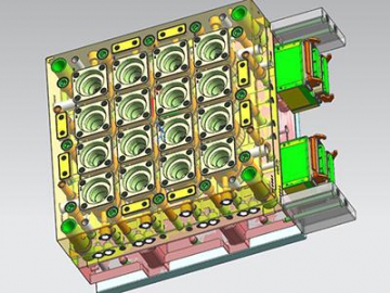 Moldes de inyección de plástico para la industria del embalaje