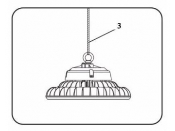 Campana LED High Bay, luminaria LED SMD, CET-121