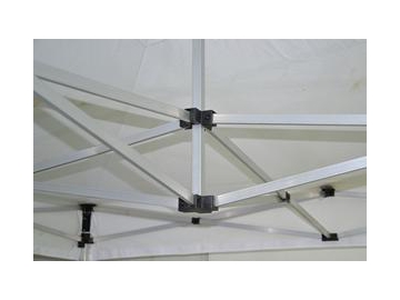 Carpa portátil de triple lateral con estructura de aleación de aluminio de 3×3m